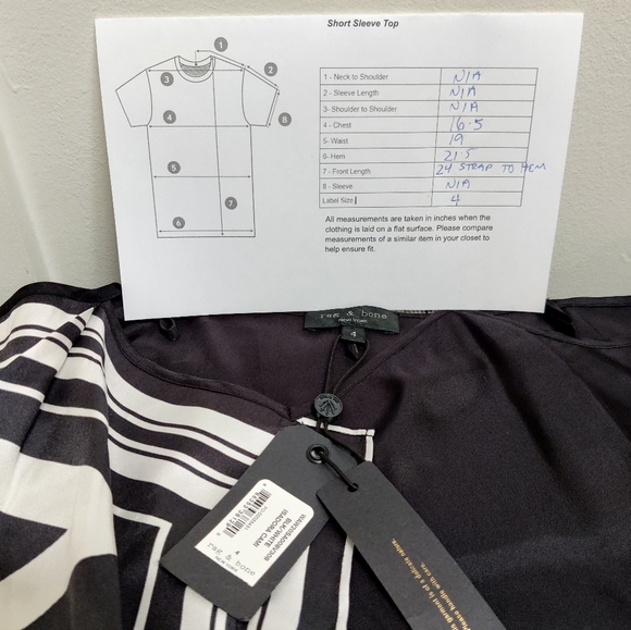 Rag & Bone Isadora Silk Print Cami - 4 - Picture 12 of 12